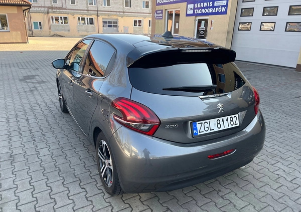 Peugeot 208 cena 32500 przebieg: 124488, rok produkcji 2018 z Goleniów małe 106